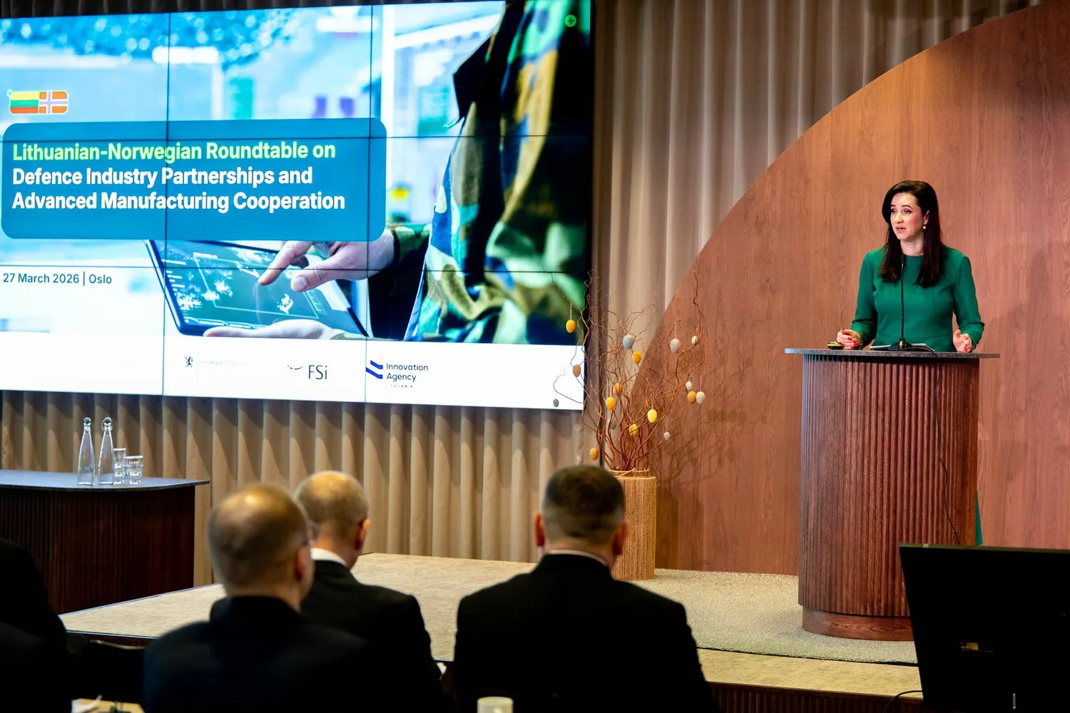 Ypatingas vizito akcentas – gynybos pramonės bendradarbiavimo potencialas