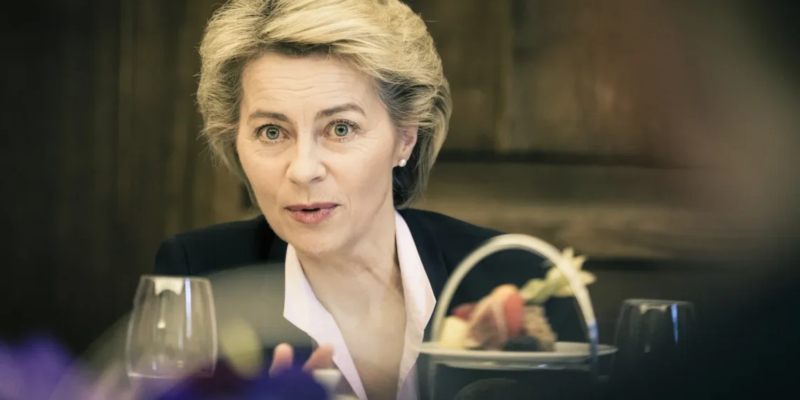 Ursula von der Leyen MSC 2017 | Licencija: CC BY 3.0 de | Autorius: Kuhlmann /MSC