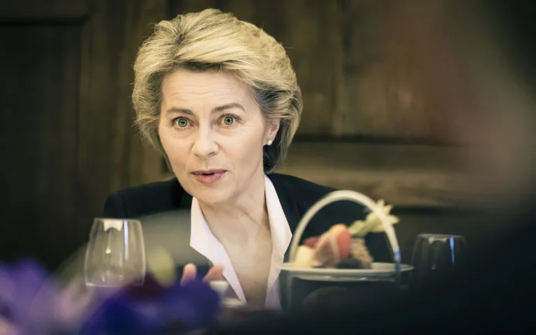 Ursula von der Leyen MSC 2017 | Licencija: CC BY 3.0 de | Autorius: Kuhlmann /MSC